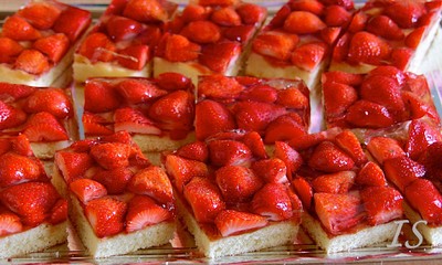 Erdbeerschnitten Rezept