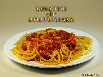 Bucatini all' amatriciana Rezept