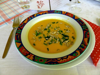 Karotten-Reiscremesuppe Rezept