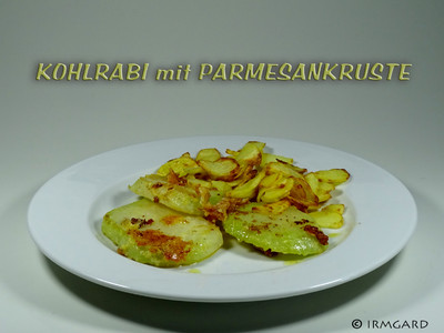 Kohlrabi mit Parmesankruste Rezept