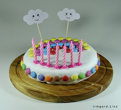 Regenbogentorte Rezept