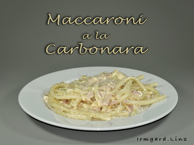 Maccaroni a la Carbonara Rezept
