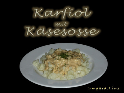 Karfiol mit Käsesosse Rezept