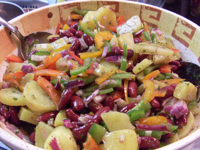 Indianerbohnen - Paprikasalat Rezept