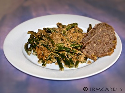 Fisolen mit Tofu Rezept