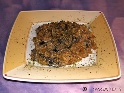 Kürbisgemüse mit Rotkappen Rezept