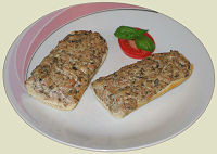 Champignonbaguette  Rezept