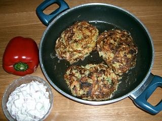 Gemüserösti mit Paprikarahm Rezept