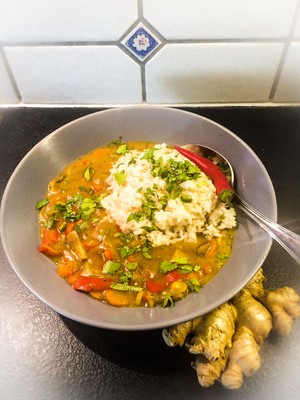 Gemüse Curry mit Pilze  Rezept