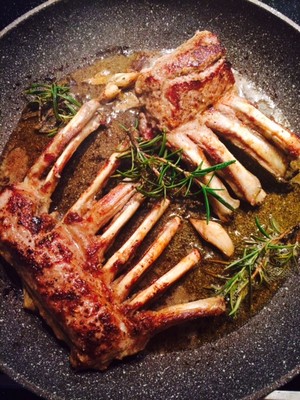 Lammkrone gebraten Rezept