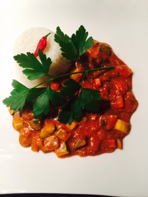 "Restl" - Gemüsecurry mit selbst hergestellter MASALA-Gewürzmischung Rezept