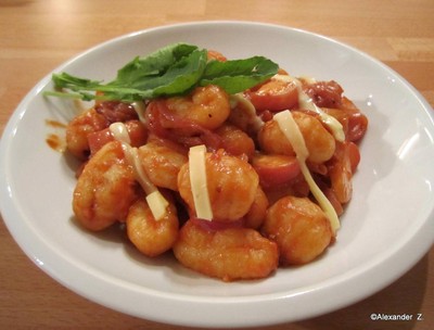 Rote Gnocchi - Pfanne Rezept