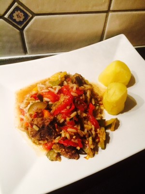 Serbischer Eintopf (Gjuwetsch) Rezept